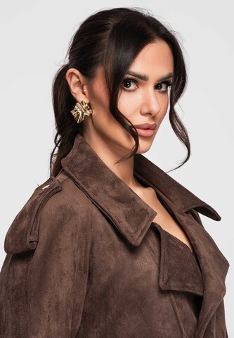 Manteau mi-saison 'OW-JAFL-0112' Ombre en marron