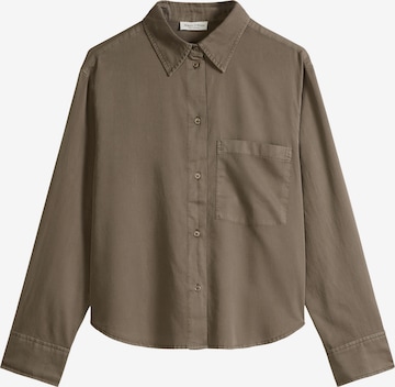 Marc O'Polo Blouse in Bruin: voorkant