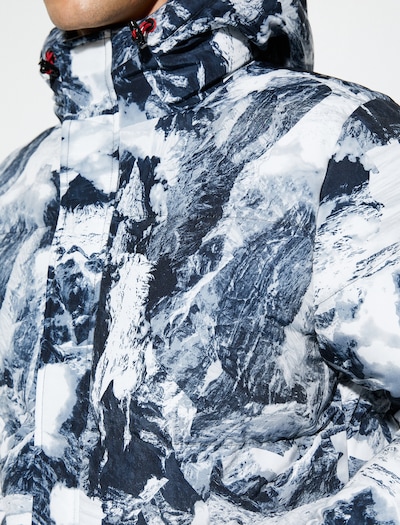 Koton Winter Jacket in L in marine blue / Navy / White, Item view