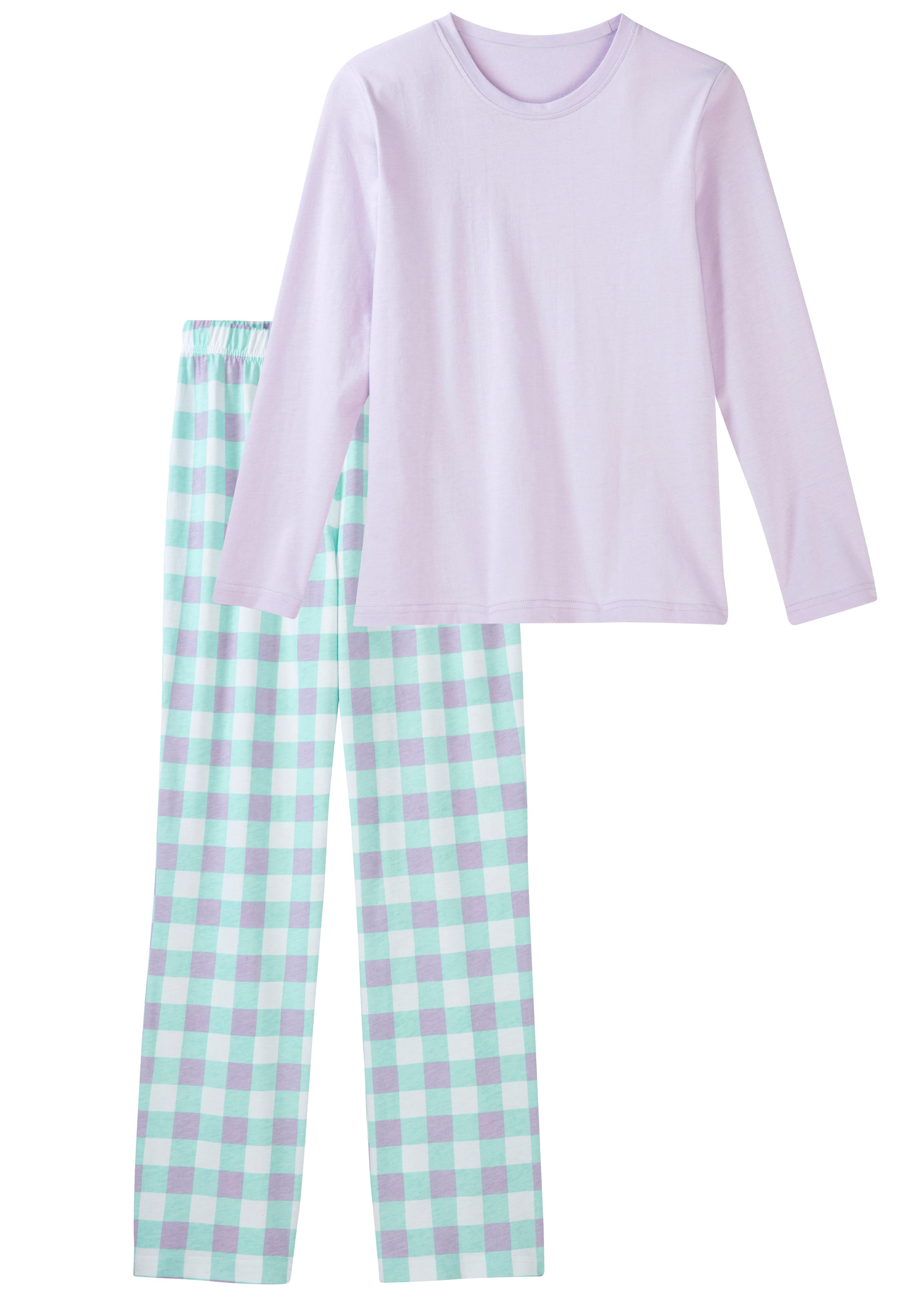 Petite Fleur Kids Pajamas in Purple: front