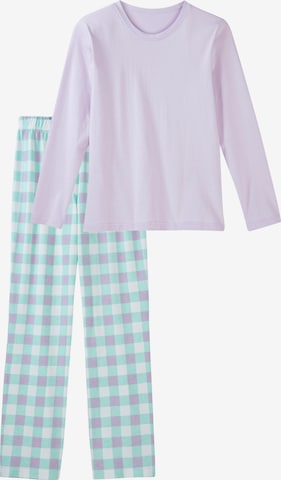 Petite Fleur Kids Pajamas in Purple: front