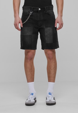 regular Jeans di 2Y Premium in nero: frontale