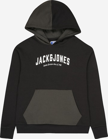 Jack & Jones Junior Mikina 'Division' – černá: přední strana