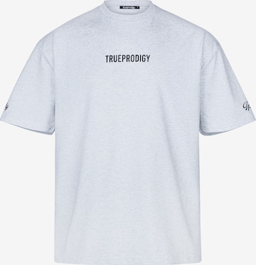 trueprodigy Tričko 'Kai F' – šedá: přední strana