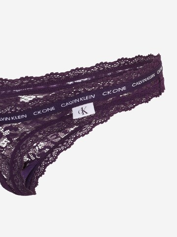Calvin Klein Underwear Tangá - fialová