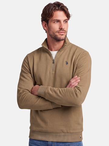 U.S. POLO ASSN. Sweatshirt in Brown