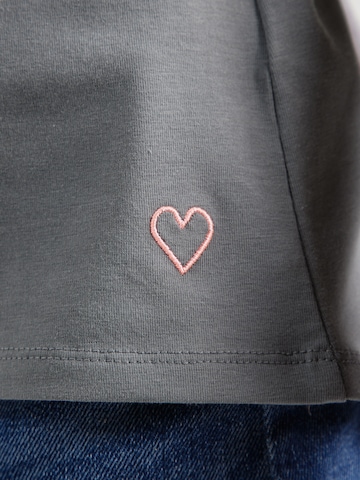 miss goodlife Shirt 'London' in Grey