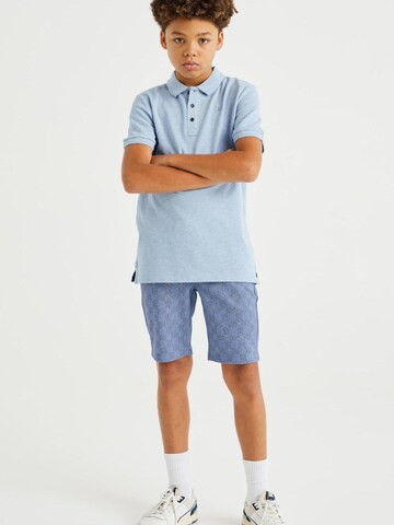 WE Fashion Slimfit Shorts in Blau