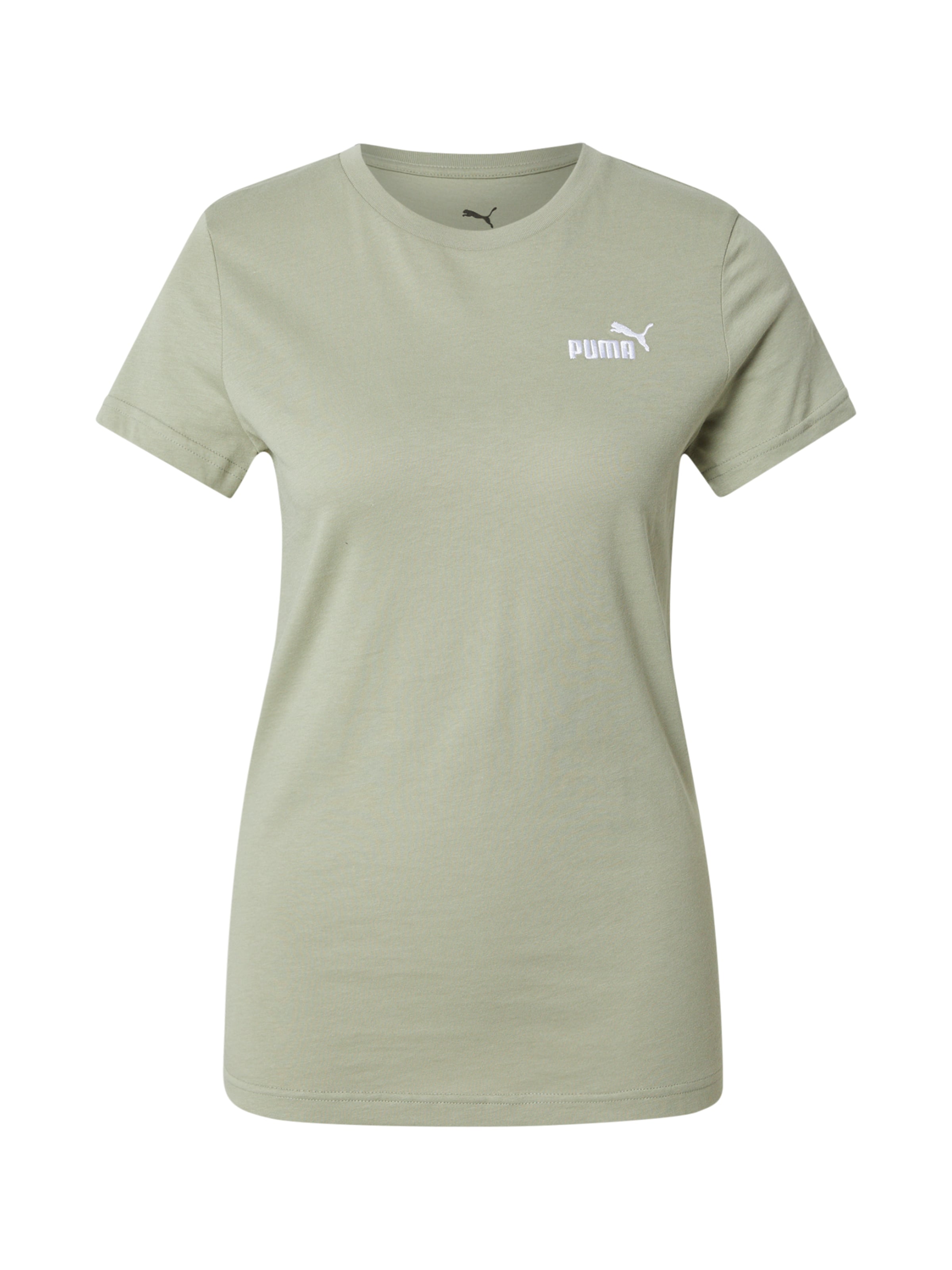 PUMA Funkční tričko 'ESS Small No. 1' – zelená: přední strana