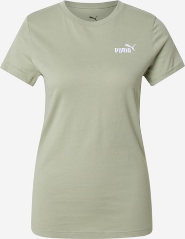 PUMA Funktionsshirt 'ESS Small No. 1' in Grün: Vorderseite