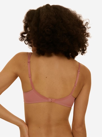 Simone Perele T-shirt Bra 'Délice' in Pink