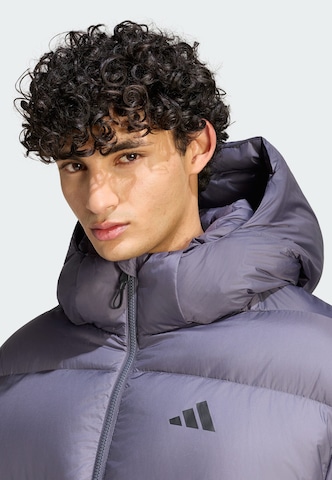 ADIDAS SPORTSWEAR Athletic Jacket 'Z.N.E.' in Grey