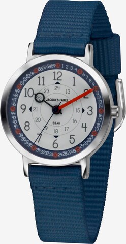 Jacques Farel Uhr in Blau: predná strana