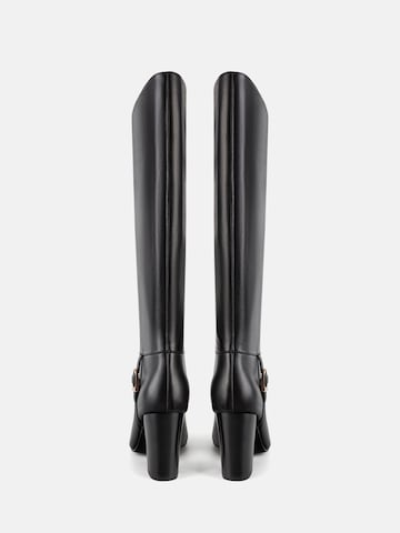 L37 HANDMADE SHOES Boots 'GOLDEN MOON' in Zwart