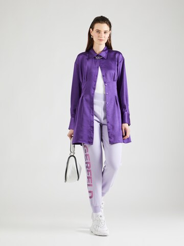 Karl Lagerfeld Tapered Hose in Lila