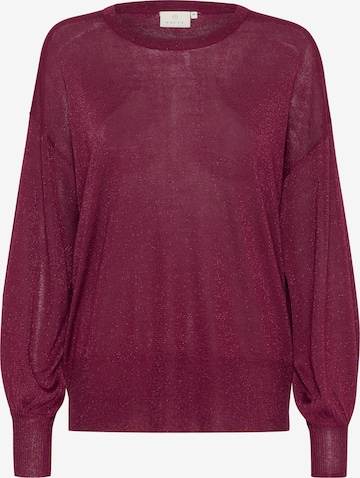 Kaffe Kampsun 'KA Ankra', värv punane: eest vaates