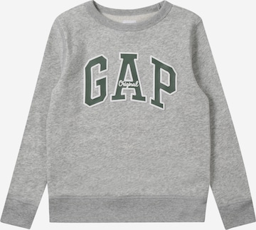 GAPSweater majica 'HERITAGE' - siva boja: prednji dio