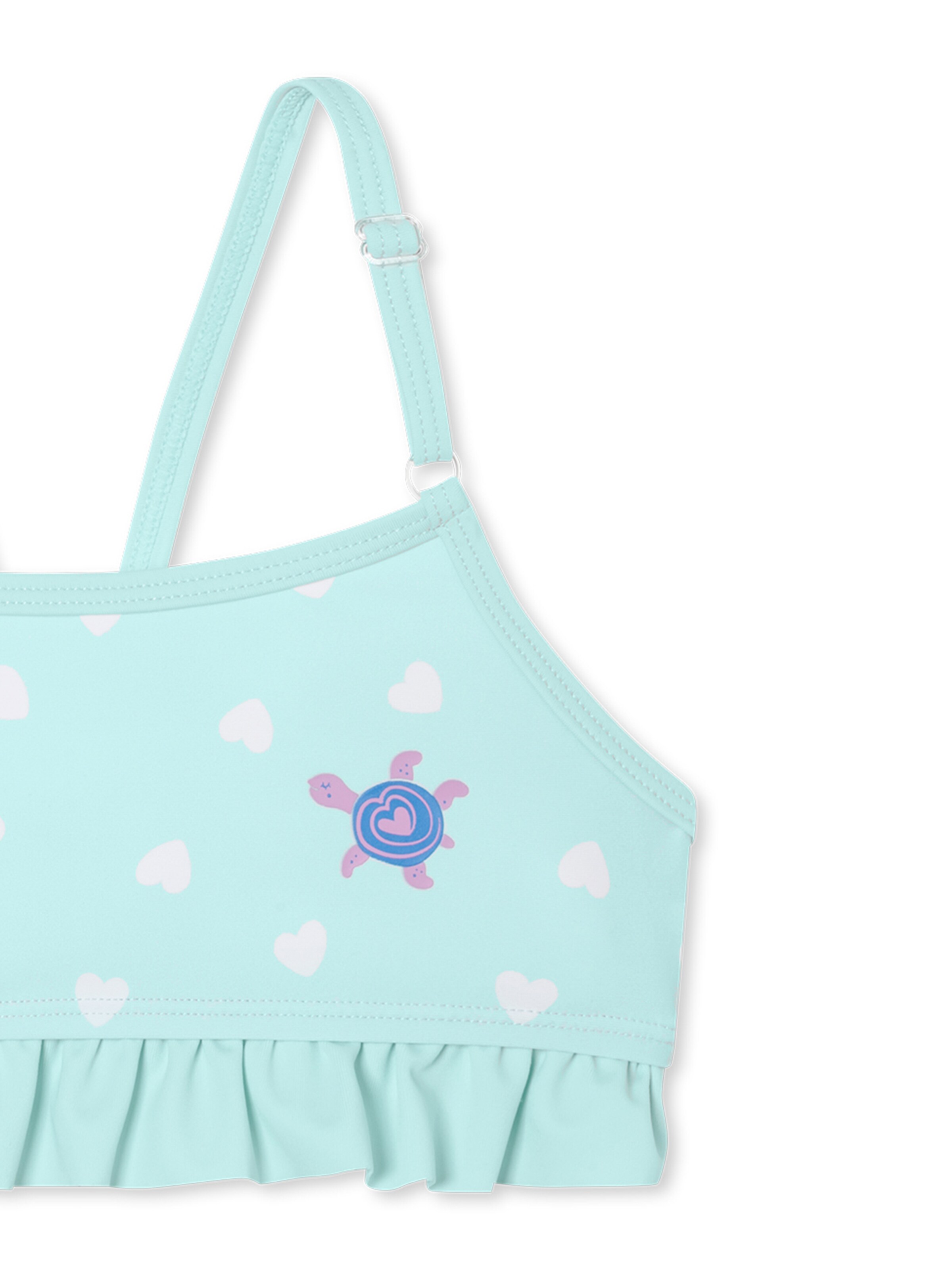 SCHIESSER Bustier Bikini ' Aqua Kids Girl ' in Groen