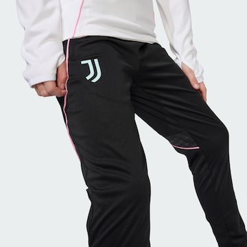 ADIDAS PERFORMANCE Tapered Sportbroek 'FC Juventus Turin' in Zwart