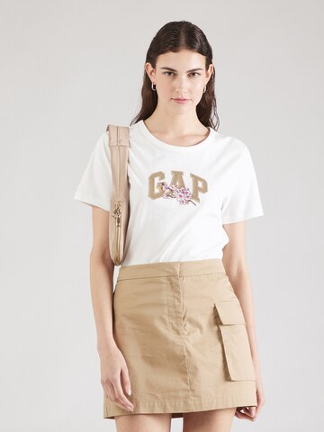 GAP T-shirt i vit: framsida