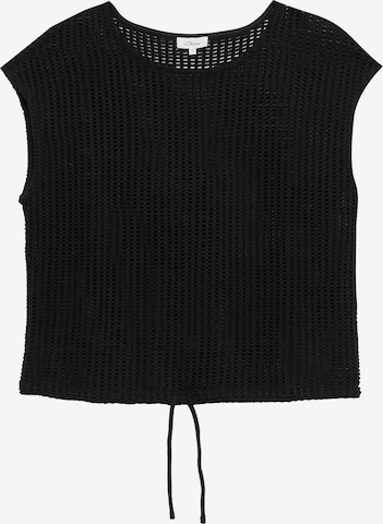 Pull-over s.Oliver en noir : devant