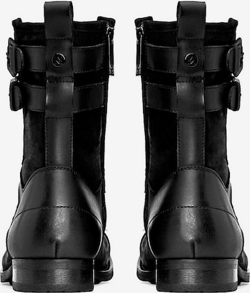 Kazar Lace-Up Boots in Black