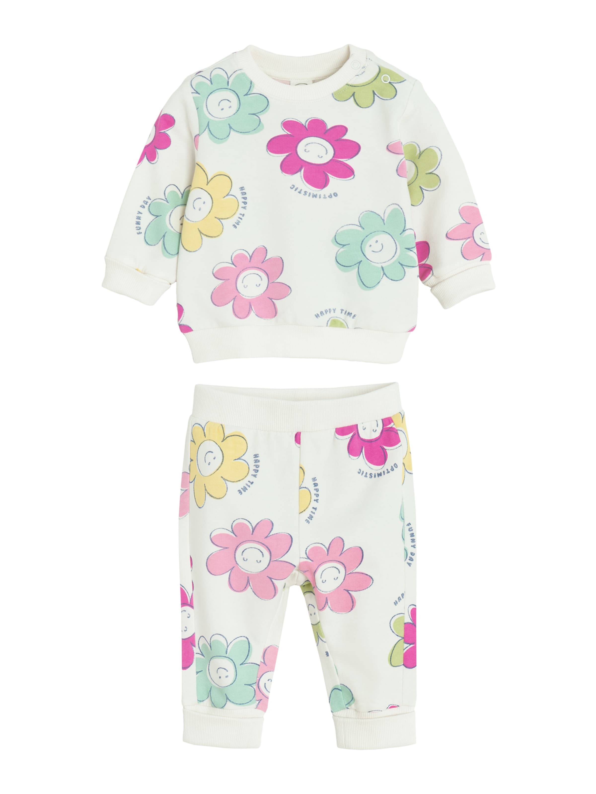 Cool Club - Conjunto en beige: frente