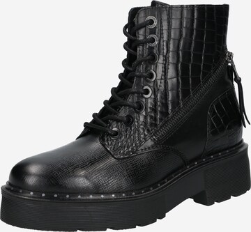 Dockers by Gerli Lace-Up Ankle Boots in Black: front