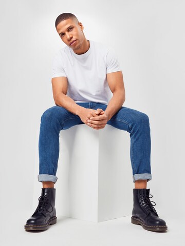 Lee Slimfit Jeans 'Luke' in Blau