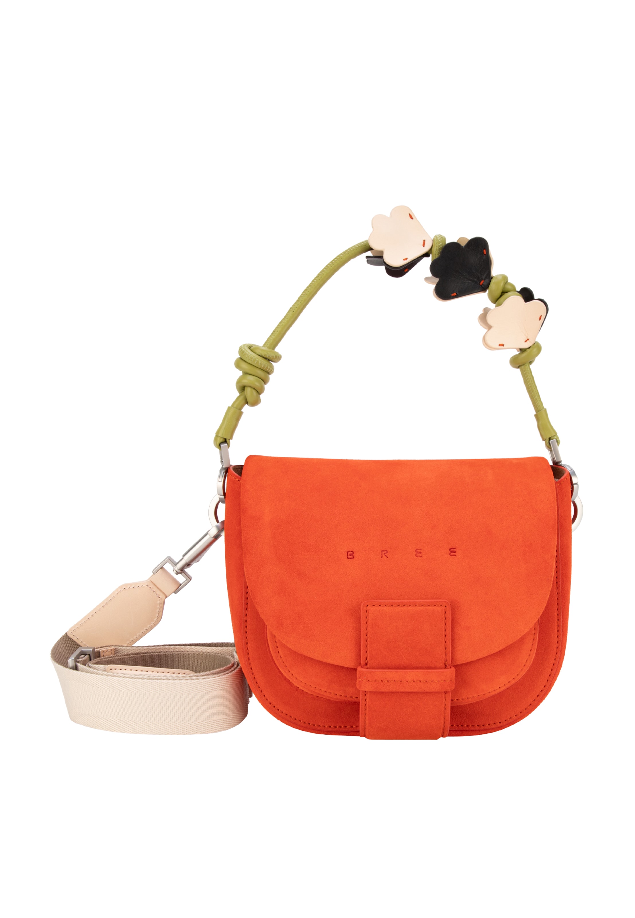 BREE Schultertasche 'The Icons Ladytop' in Orange: Vorderseite