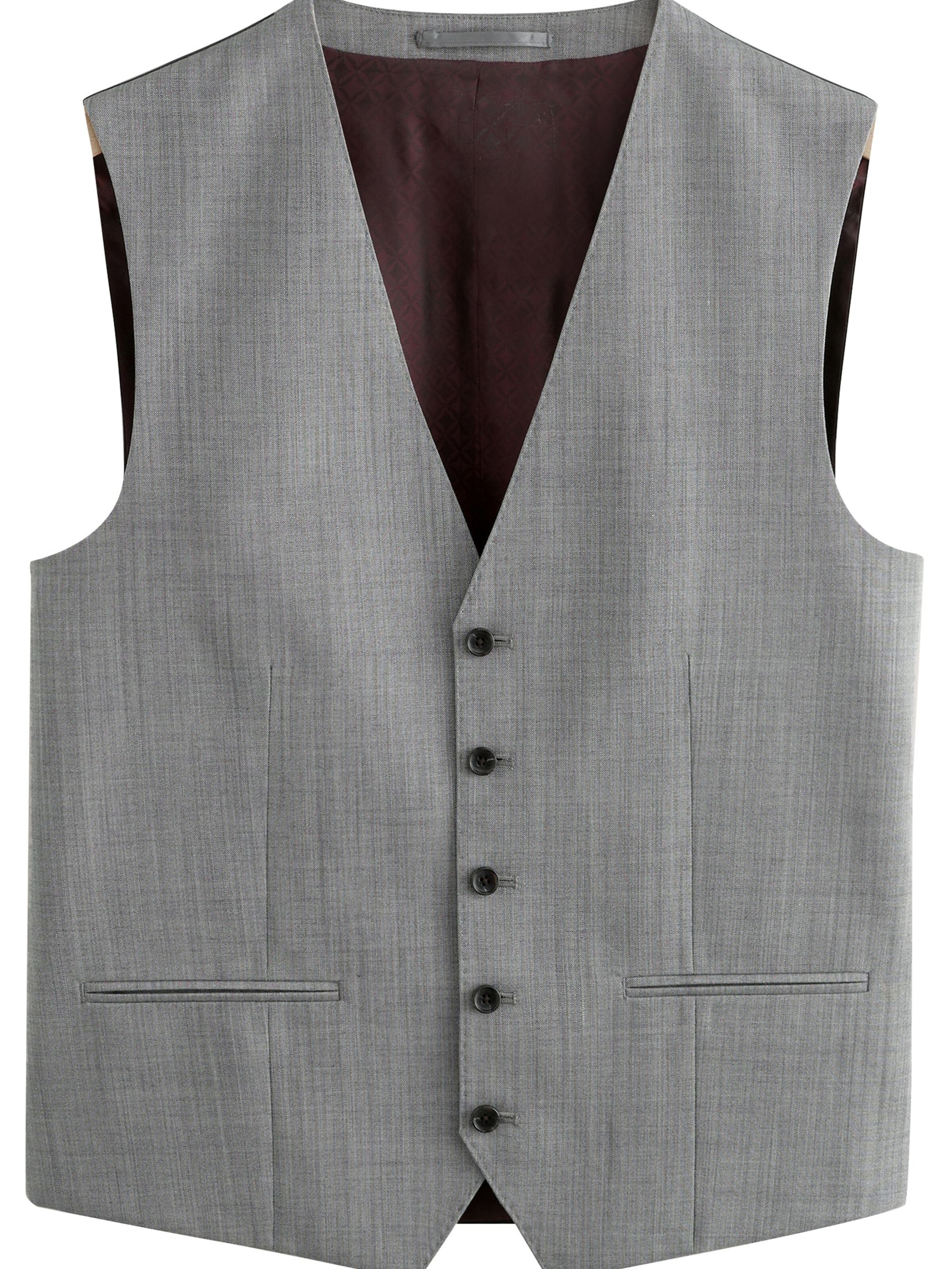 Next Жилет от костюма 'Nova Fides' в Серый: спереди