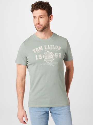 zaļš TOM TAILOR T-Krekls: no priekšpuses