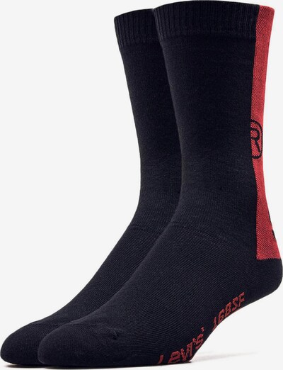 LEVI'S Socken in rot / schwarz, Produktansicht