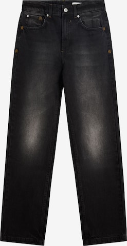 Loosefit Jean Bershka en noir : devant