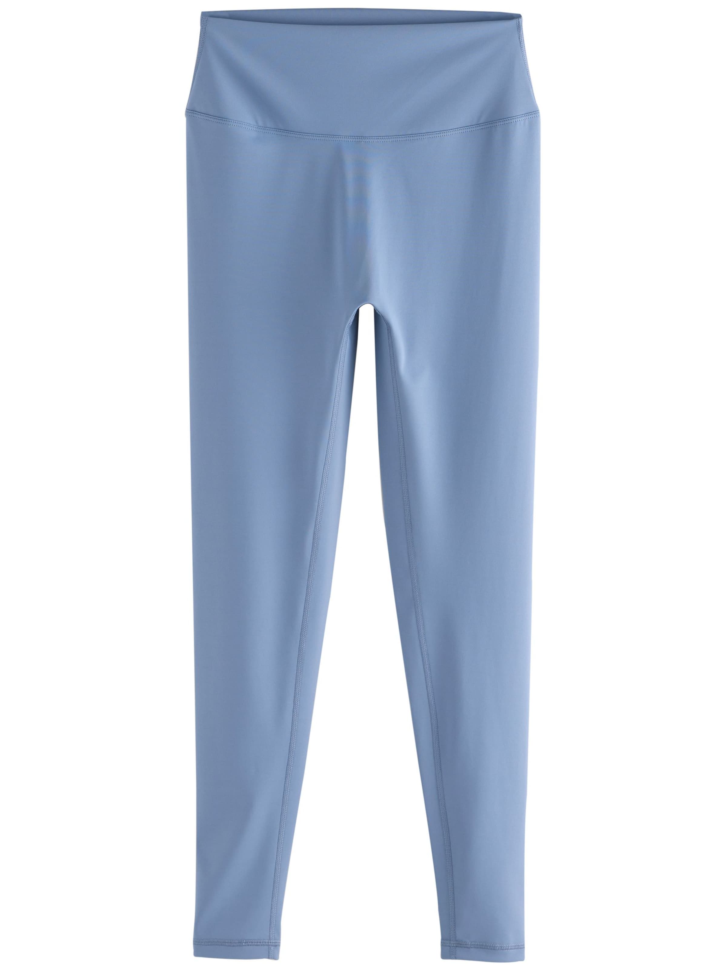 self. Skinny Leggings in Blue: front