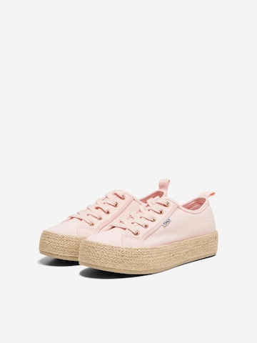 ONLY Låg sneaker 'IDA-1' i rosa