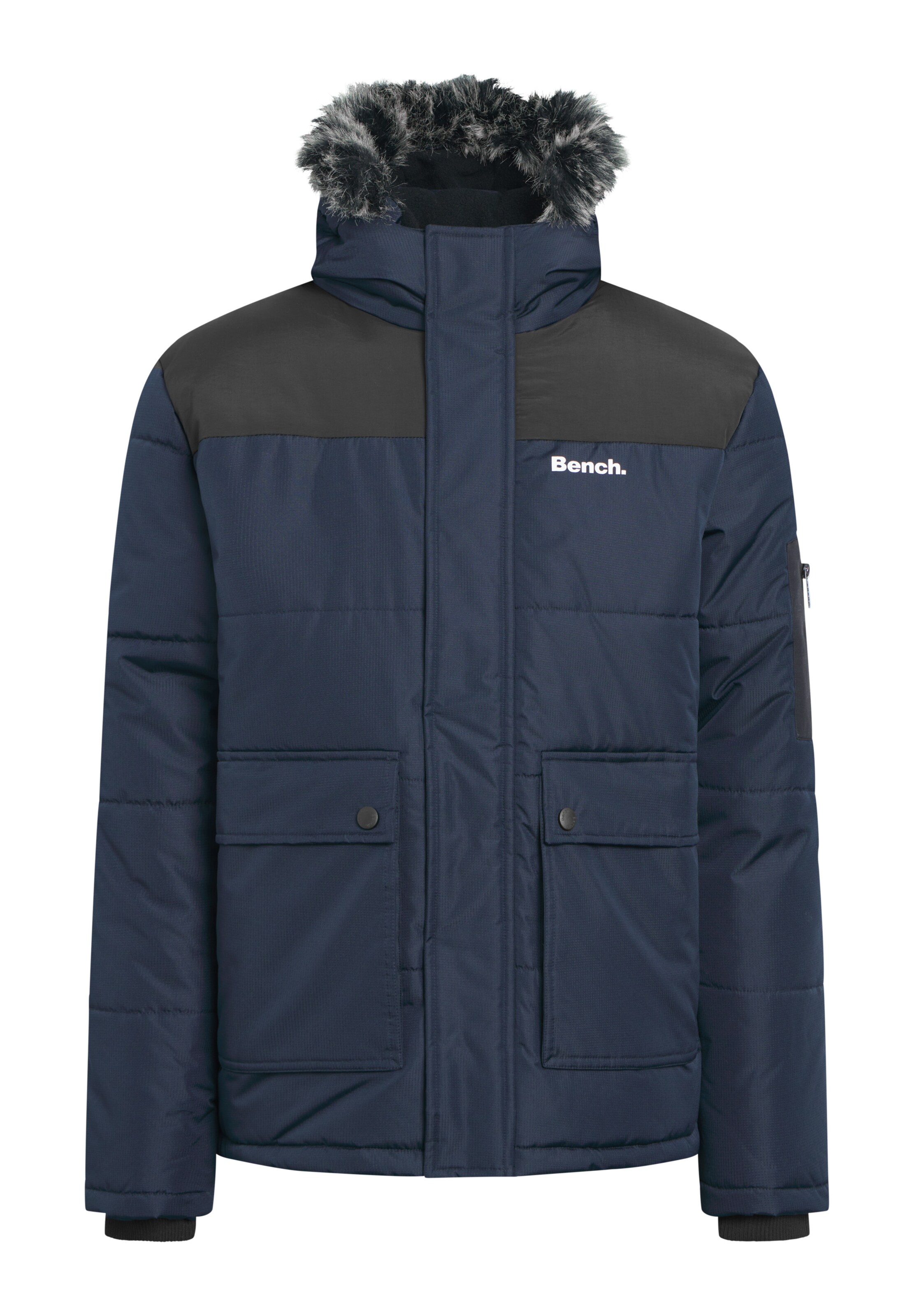BENCH Winter Parka in Blue: front