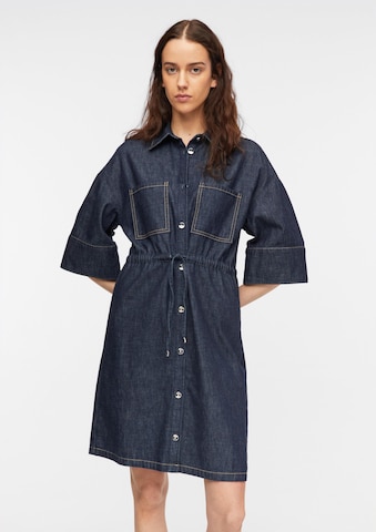 COMMA - Vestidos camiseiros em azul: frente