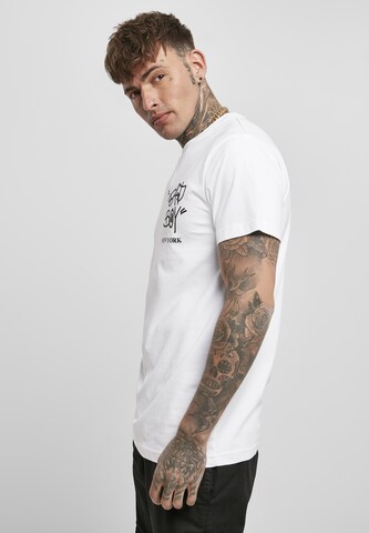 MT Men Shirt 'Bad Boy New York' in White