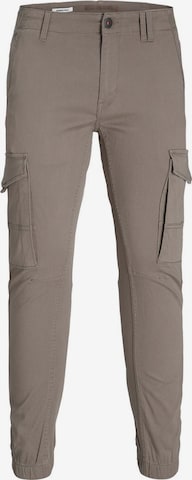 Effilé Pantalon 'Paul' Jack & Jones Junior en marron : devant