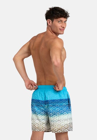 ARENA Szorty kąpielowe do kolan 'BEACH BOXER PLACED' w kolorze mieszane kolory