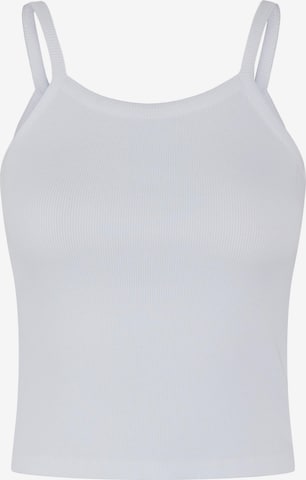 PIECES Top in White: front