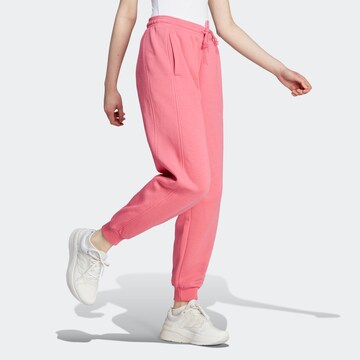 ADIDAS SPORTSWEAR Tapered Workout Pants 'All Szn Fleece' in Pink