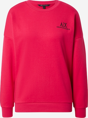 ARMANI EXCHANGE Sweatshirt in Pink: front