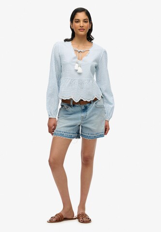 Superdry Blouse in Blauw