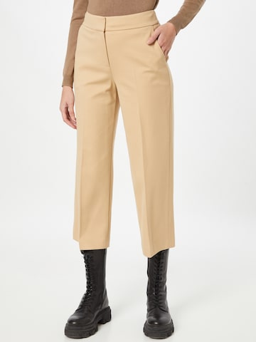 ESPRIT Loosefit Pantalon 'Punto di Roma' in Beige: voorkant