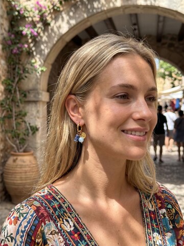 Nemomatheo Earrings 'Voyage' in Gold: front