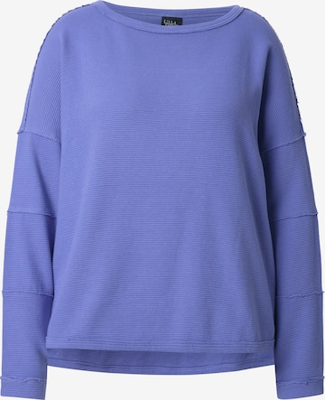 Ulla Popken Sweatshirt in Blau: Vorderseite