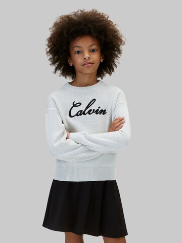 Calvin Klein Jeans Pullover in Grau: Vorderseite