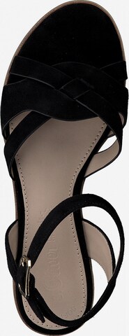 s.Oliver Strap sandal in Black